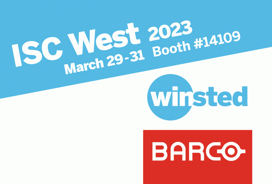 Winsted attends ISC West 2023 alongside strategic partner Barco