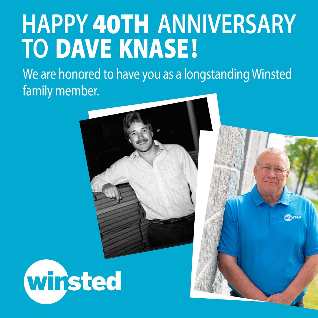 Dave Knase Celebrates 40 Years at Winsted